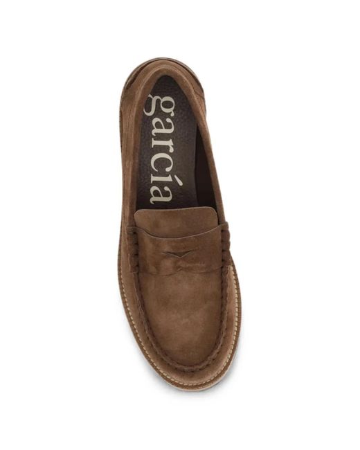 Pedro Garcia Brown Sabela Penny Loafers