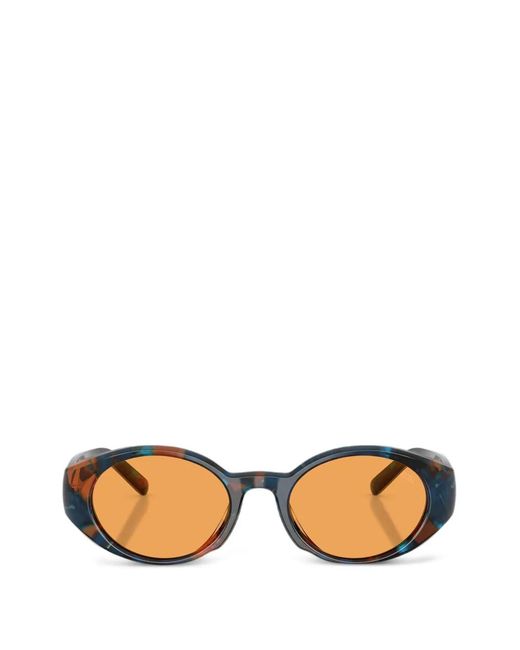DIESEL Metallic Oval-Frame Sunglasses