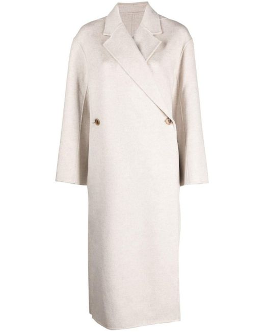 By Malene Birger Natural Ayvia Double-breasted Wool Coat