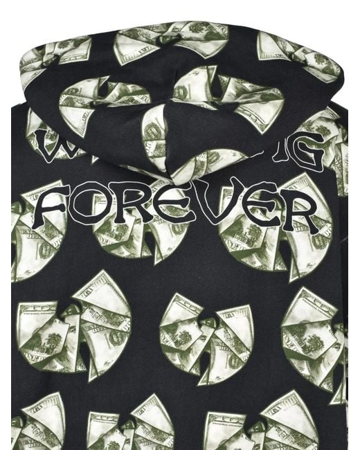 NUBIAN Black X Wu-Tang Clan Dollar Dollar Bill Ya'Ll Zip-Up Hoodie for men