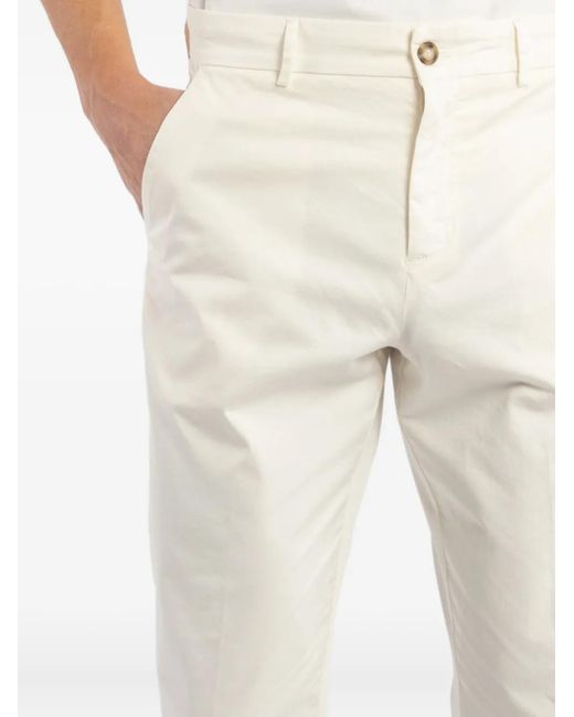 Cruna Natural Button-Fastening Trousers for men