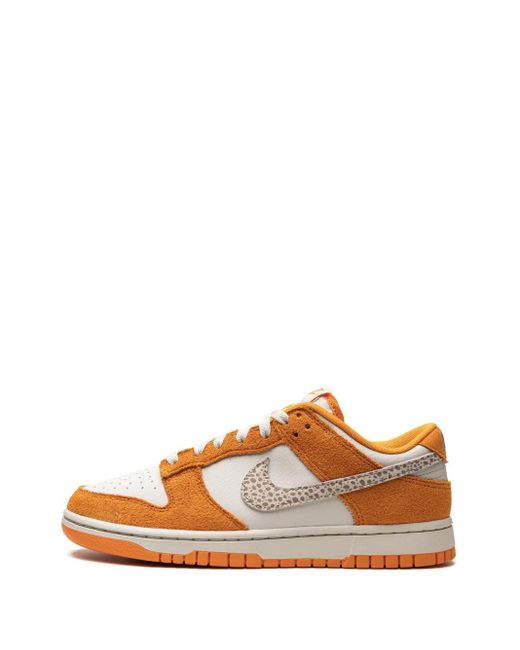 Nike Brown "Baskets Dunk Low As "Safari Swoosh Kumquat"