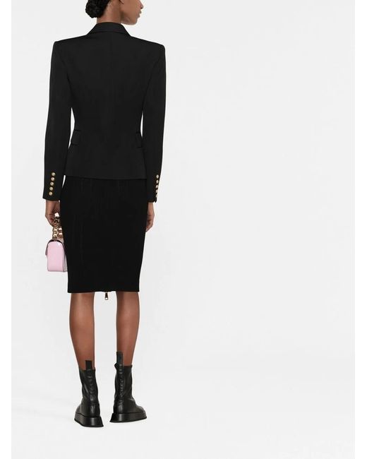 Balmain Black Doppelreihiger Blazer