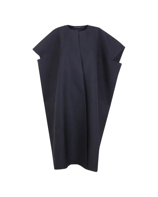 Sofie D'Hoore Blue Ciro Oversized Short-Sleeve Jacket