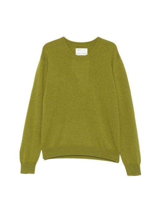 Extreme Cashmere Green Bis Crew-Neck Sweater for men