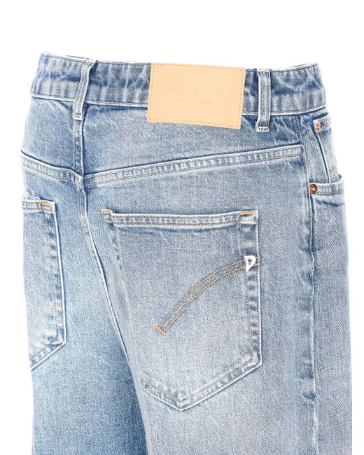 Dondup Blue Beatrix Jeans Mit Patch-Logo