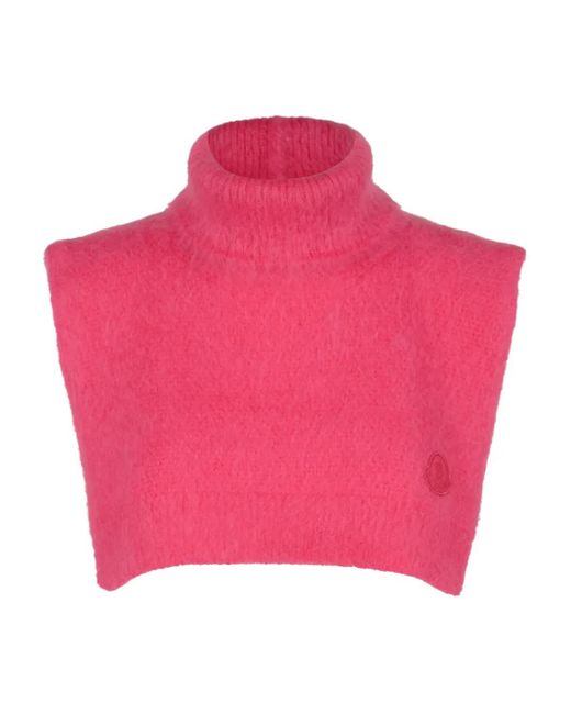 Moncler Pink Turtleneck Vest