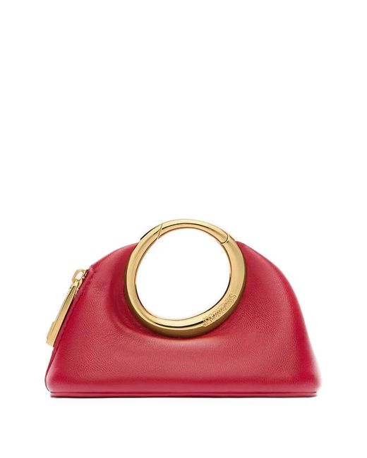 Jacquemus Red Le Calino Clutch With Ring
