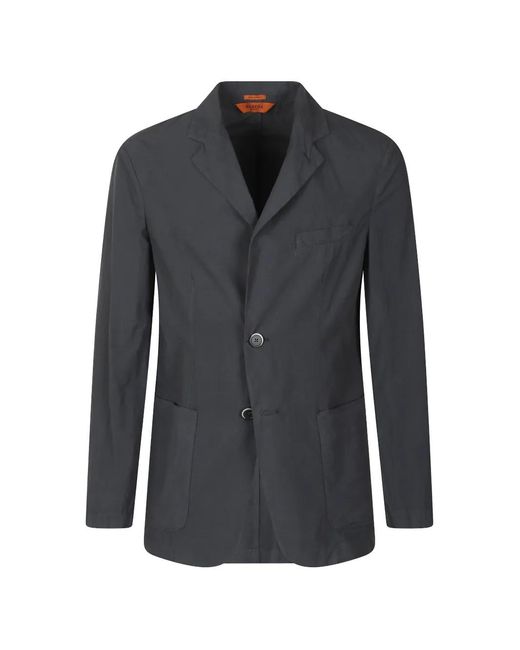 Barena Black Front-Pocket Blazer for men
