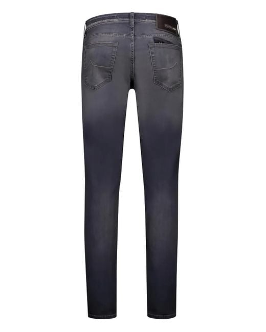 Jacob Cohen Blue Faded Slim-Fit Jeans for men