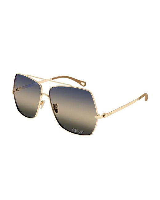 Chloé Metallic Aly Sunglasses