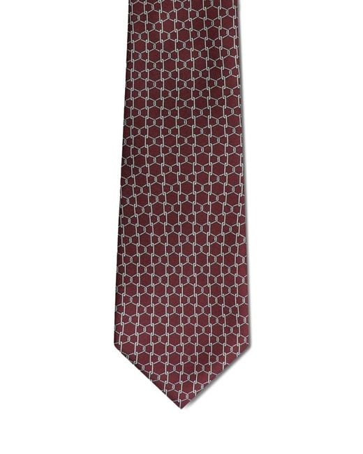 Fursac White Silk Tie for men