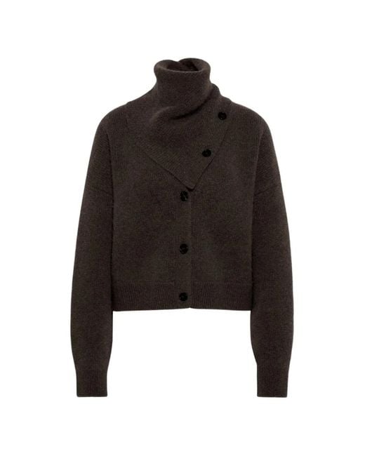 LeKasha Black Derios Button-Fastening Cardigan