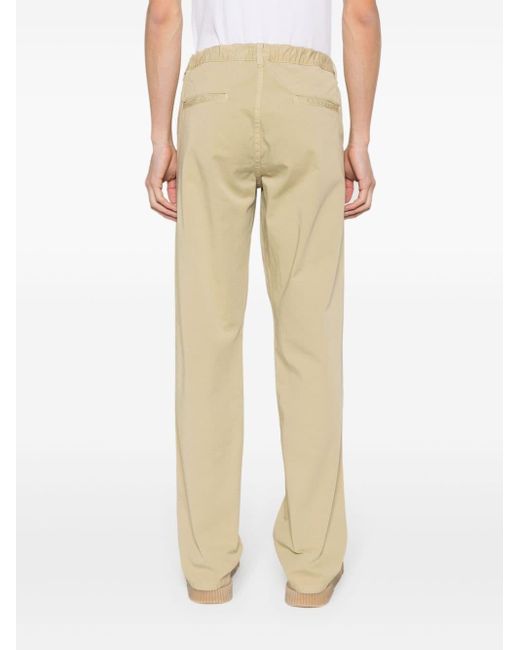 Pantalones chinos con cinturilla elástica Aspesi de hombre de color Natural