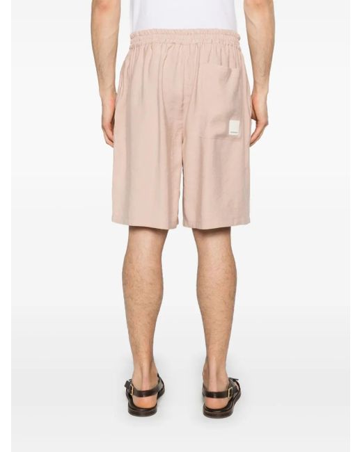 メンズ Emporio Armani ピースサイン ショートパンツ Pink