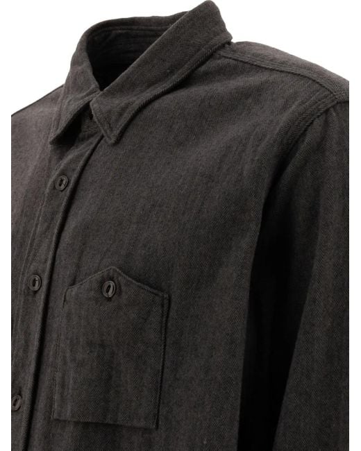 Chemise En Flanelle À Chevrons Engineered Garments pour homme en coloris Black