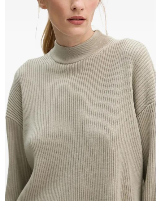 Drykorn Natural Ribbed Turtleneck Sweater