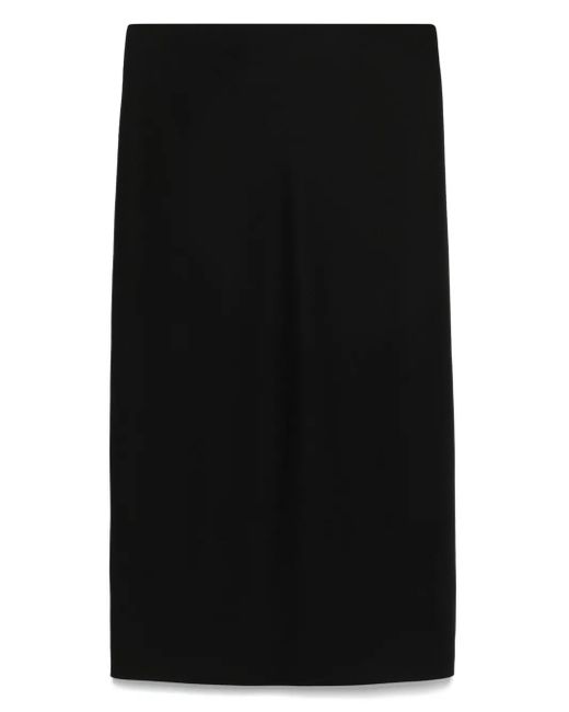 Carven Wollen Maxi-Rok in het Black