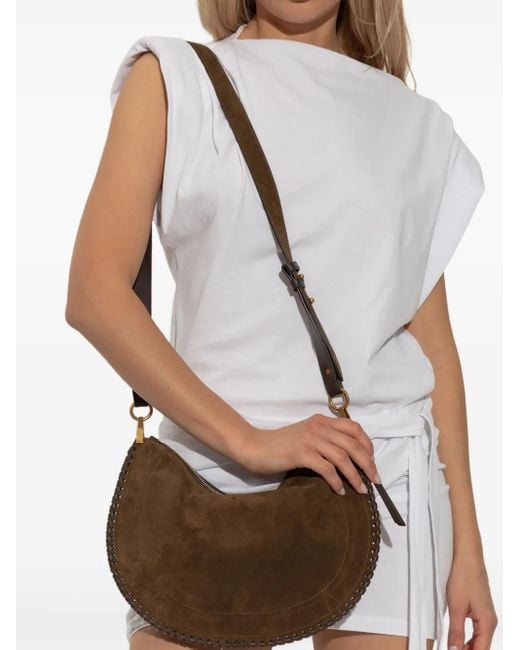 Isabel Marant Brown Oskan Soft Zip Shoulder Bag
