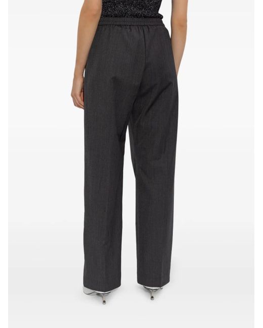 Samsøe & Samsøe Straight Broek in het Black
