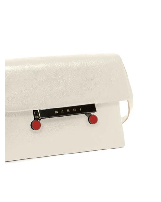 Marni Kleine Envelope Crossbodytas Met Structuur in het Natural