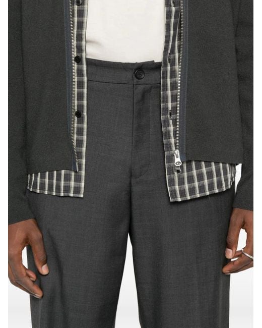 Samsøe & Samsøe Gray Straight-Leg Trousers for men