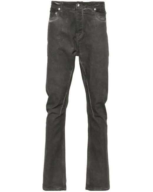 Rick Owens Gray Detroit Slim-fit Jeans for men