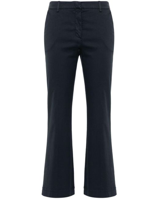PT Torino Blue Pressed-crease Trousers