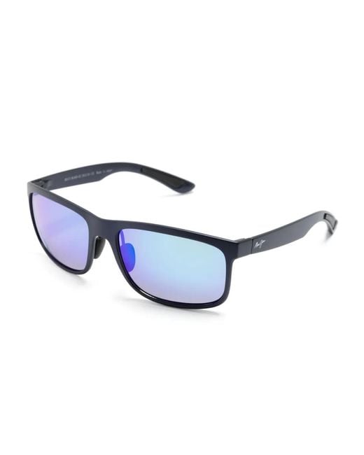 Maui Jim Blue Huelo Rectangular-Frame Sunglasses for men
