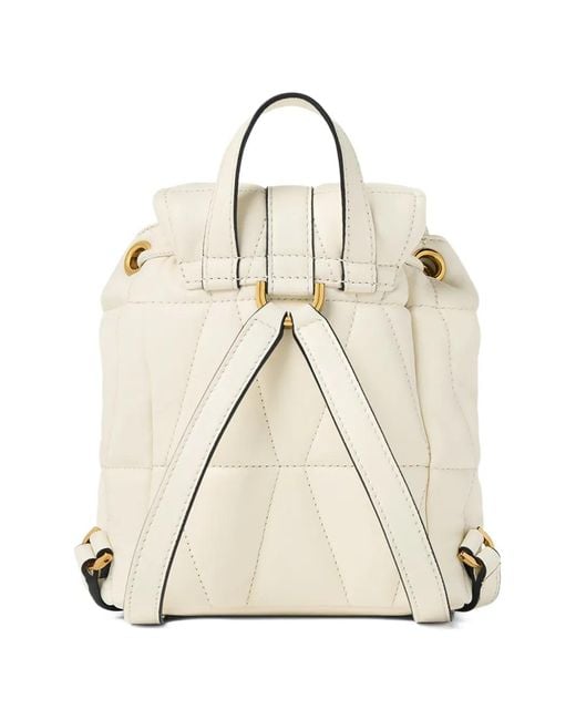 Versace White Kleio Quilted Nappa Backpack