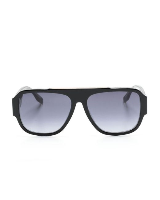 Marc Jacobs Blue Pilot-frame Sunglasses for men
