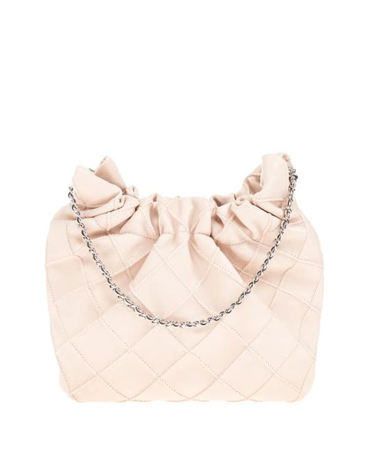 Tory Burch Red Mini Fleming Tote Bag