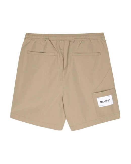 Izzue Natural Logo Patch Shorts for men