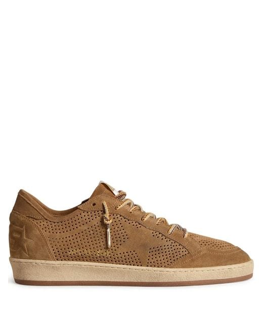 Golden Goose Deluxe Brand Brown Ball Star Sneakers for men