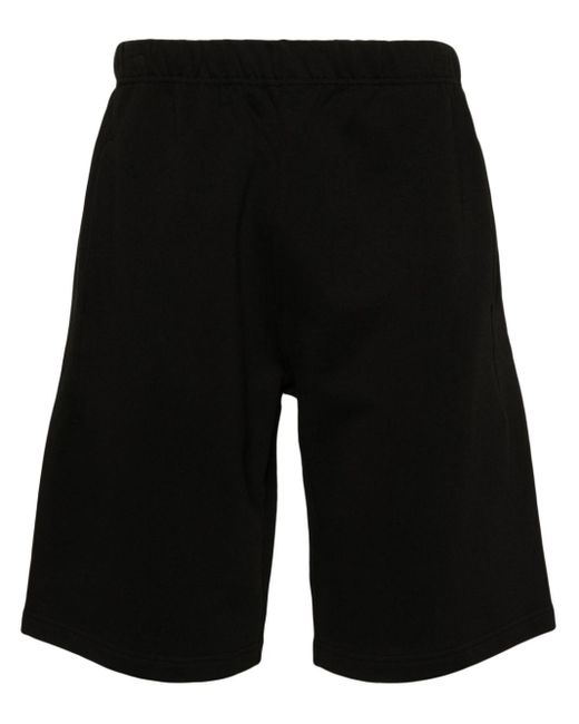 KENZO Varsity Cotton Track Shorts in Black for Men Lyst UK
