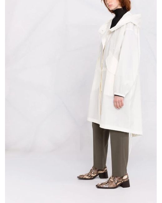 Jil Sander White Trench Coats