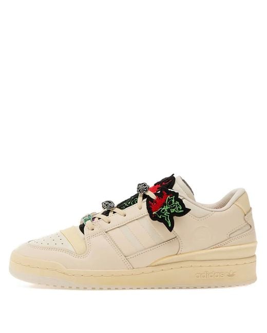 Adidas Natural X Footshop Quell Beats Rose-Embellished Sneakers for men
