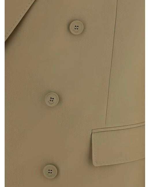 Saint Laurent Natural Wool Blazer Jacket for men