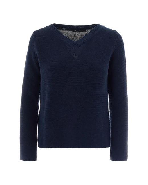 Weekend by Maxmara Blue Ago V-Neck Sweater