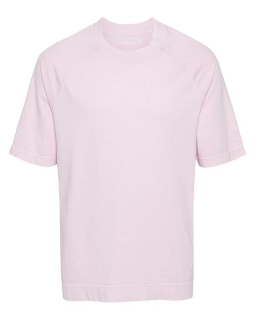 Camiseta de manga raglán corta Circolo 1901 de hombre de color Pink