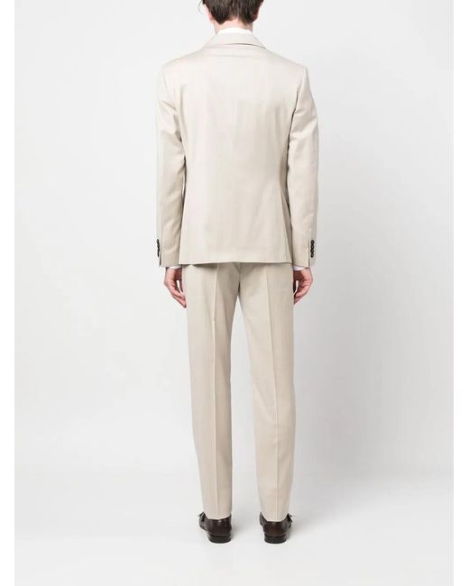 Tonello Natural Double-Breasted Suit for men