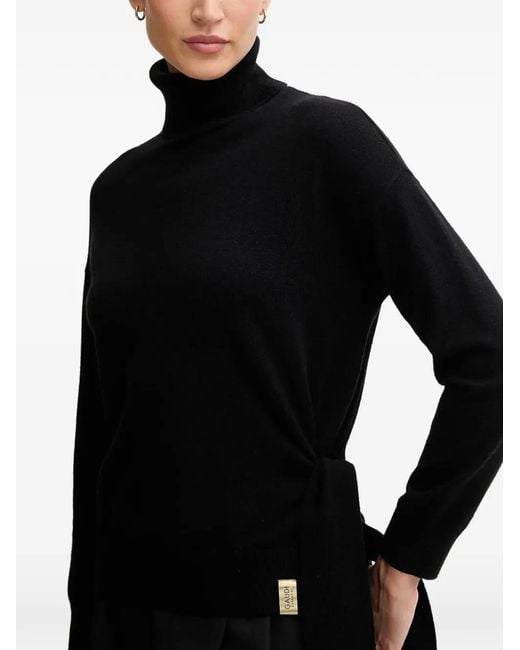 GAUDI Black Turtleneck Sweater
