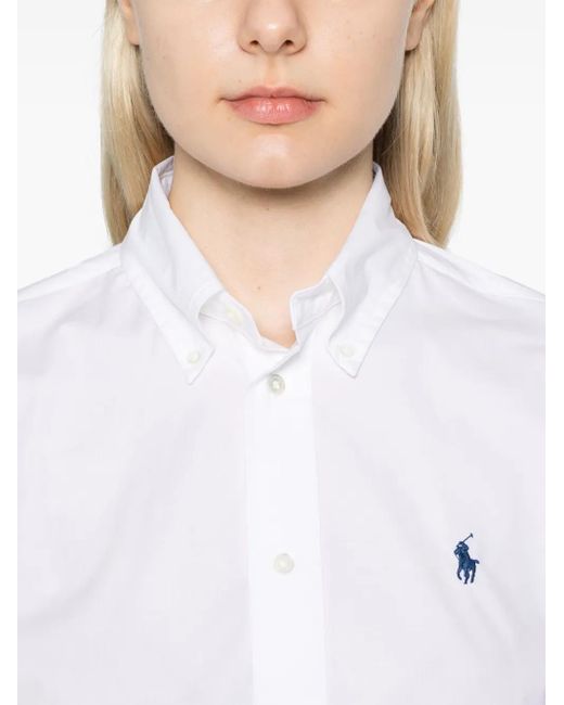 Polo Ralph Lauren White Stylish And Versatile Shirts