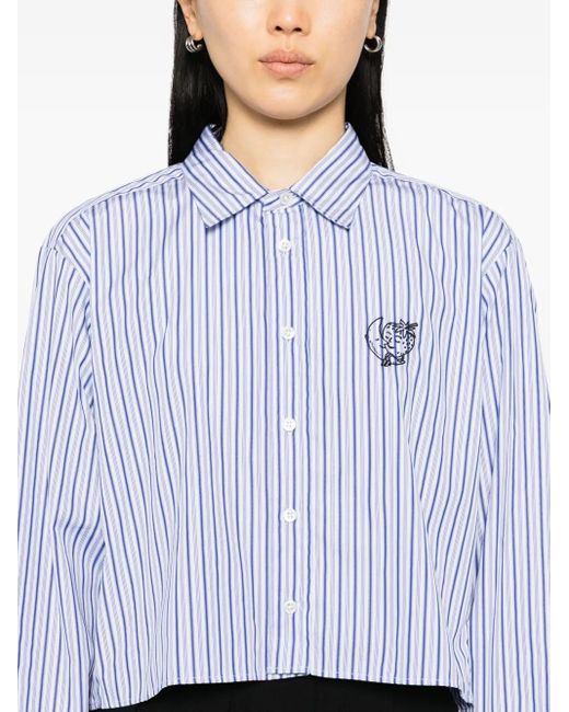Sky High Farm Blue Striped Shirt