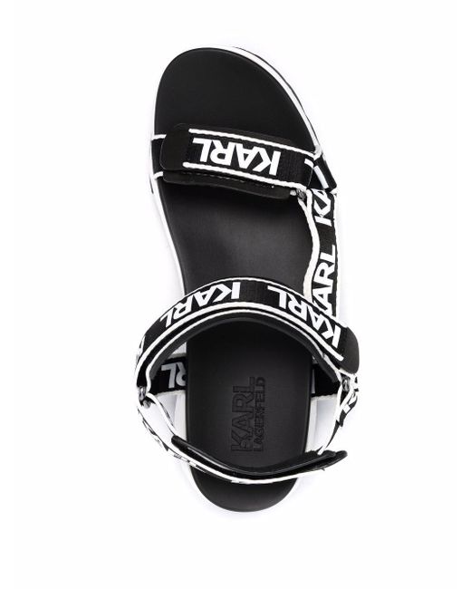 Sandalias Volt Aktiv Karl Lagerfeld de hombre de color Negro - Lyst