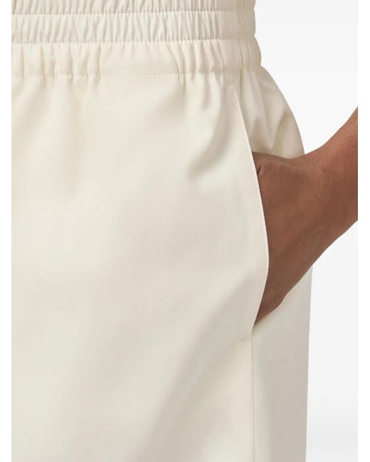 Tod's White Elasticated Shorts