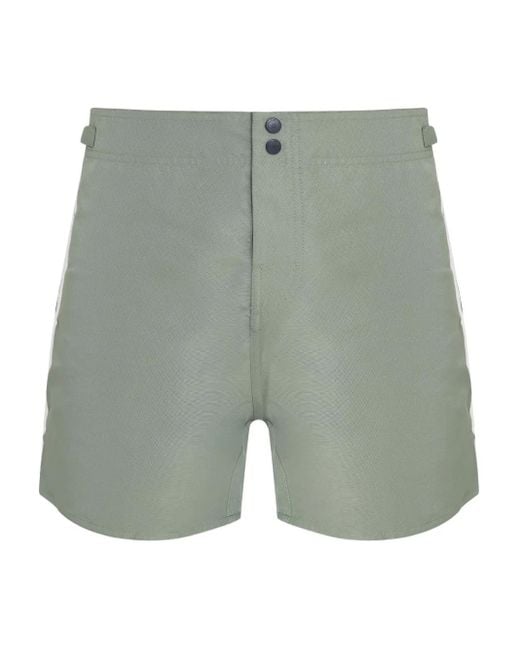 Osklen Green High-Waisted Swim Shorts for men