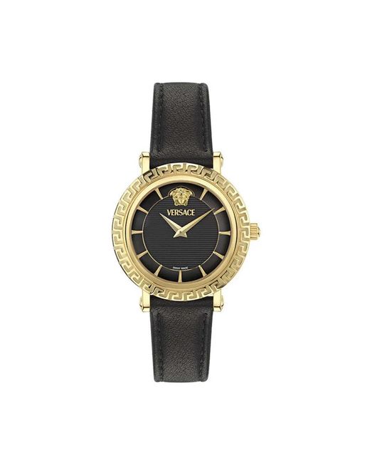 Versace Metallic Greca Sphere Nova 35Mm Watch
