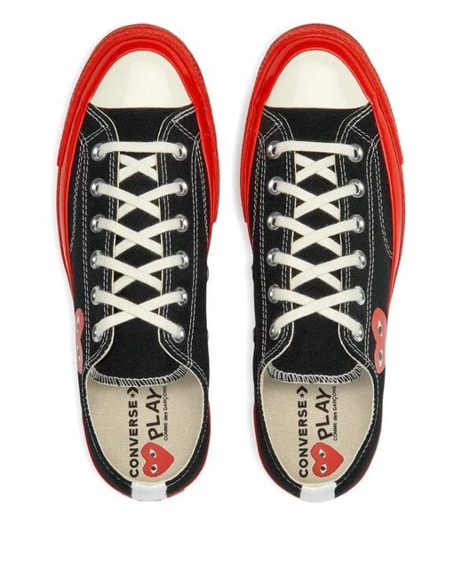 COMME DES GARÇONS PLAY Red Heart-Motif Sneakers for men