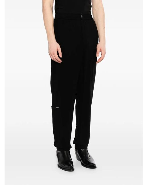 Givenchy Black Elasticated Trousers for men